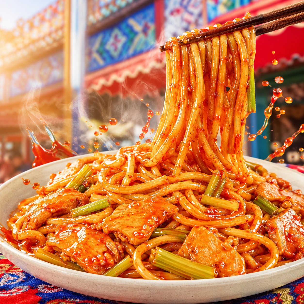 招牌鸡肉炒米粉